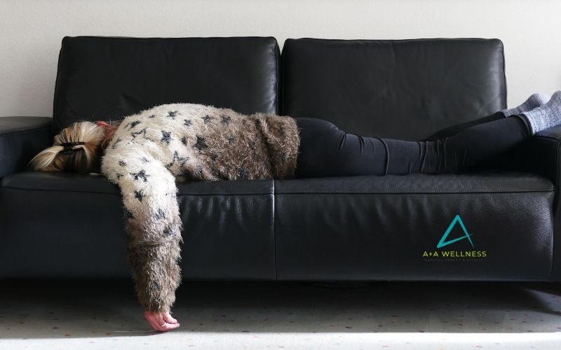 Adult reviewing laboratory results while exploring possible reasons for persistent fatigue and other wellness concerns.